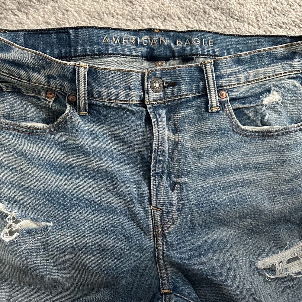 American Eagle Outfitters Blue Denim Jeans - Picture 2 of 4